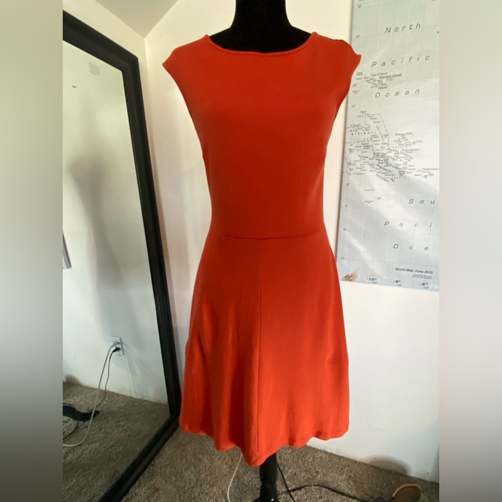 New York Company size small, orange